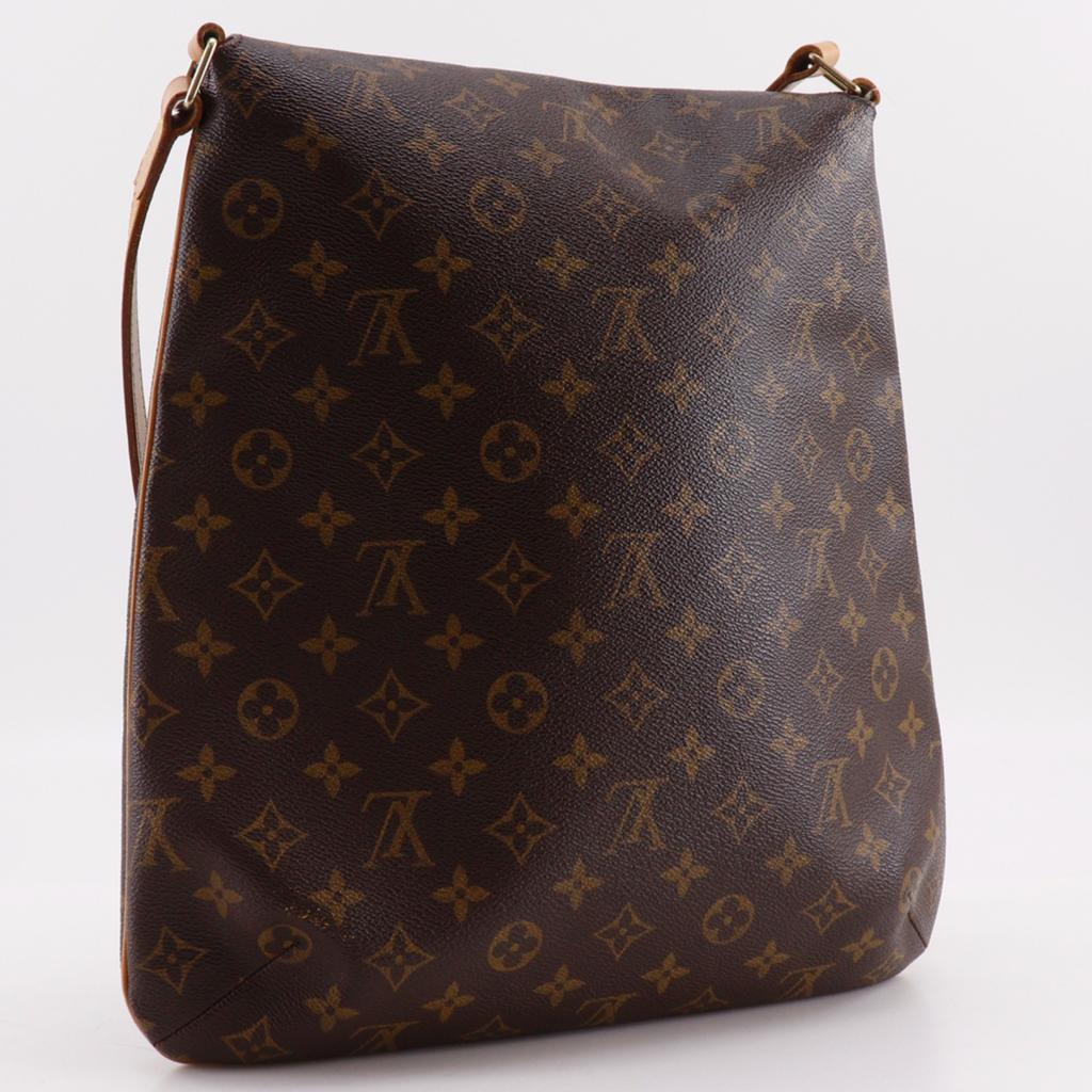 LOUIS VUITTON Muset Shoulder Bag M51256 Brown Monogram canvas unisex Used