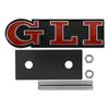 VW 2026 Hot 3D Metal Red Black GLI Logo Front Grill Emblem Badge For Volkswagen VW Sagitar Bora Jetta MK4 MK2 Mk3 MK5 MK6 MK7 Ac
