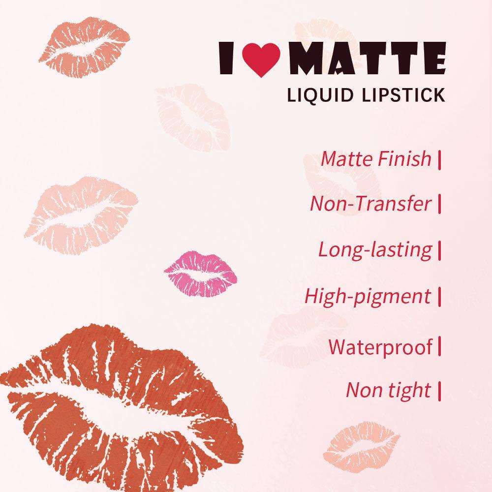 Nude Matte Non-Stick Lip Mud Gloss