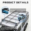 1 PC Durable Iron Crossbar Mounting Holder No-Drill Installation Led Light Bar Bracket  Luggage Rack