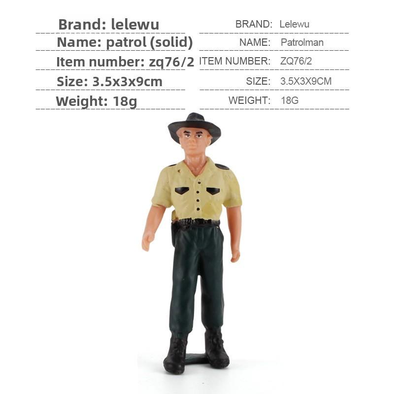 Simulated Diver Veterinarian Farmer Worker Postal Worker Toy Model Ornament For Collectors And Play