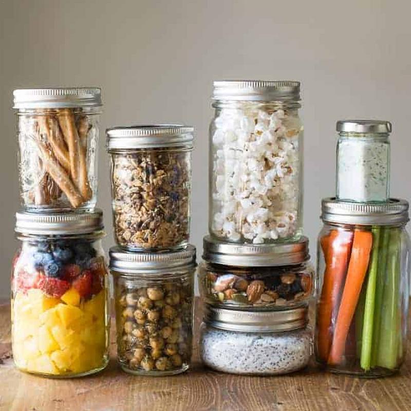 10 STÜCKE Weithalsdeckel Mason Jar Deckel Auslaufsicher Sicher Mason Einmachglas Deckel für Mason Einmachgläser Küchenzubehör