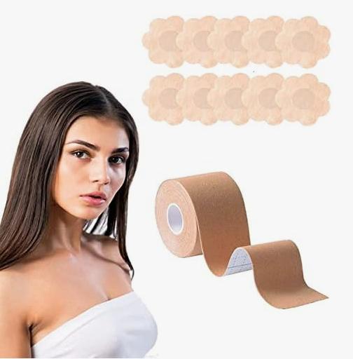 Bust Modeling Tape, Lifting the Bust, Nipple Pads, Push Up, 5cmx5m