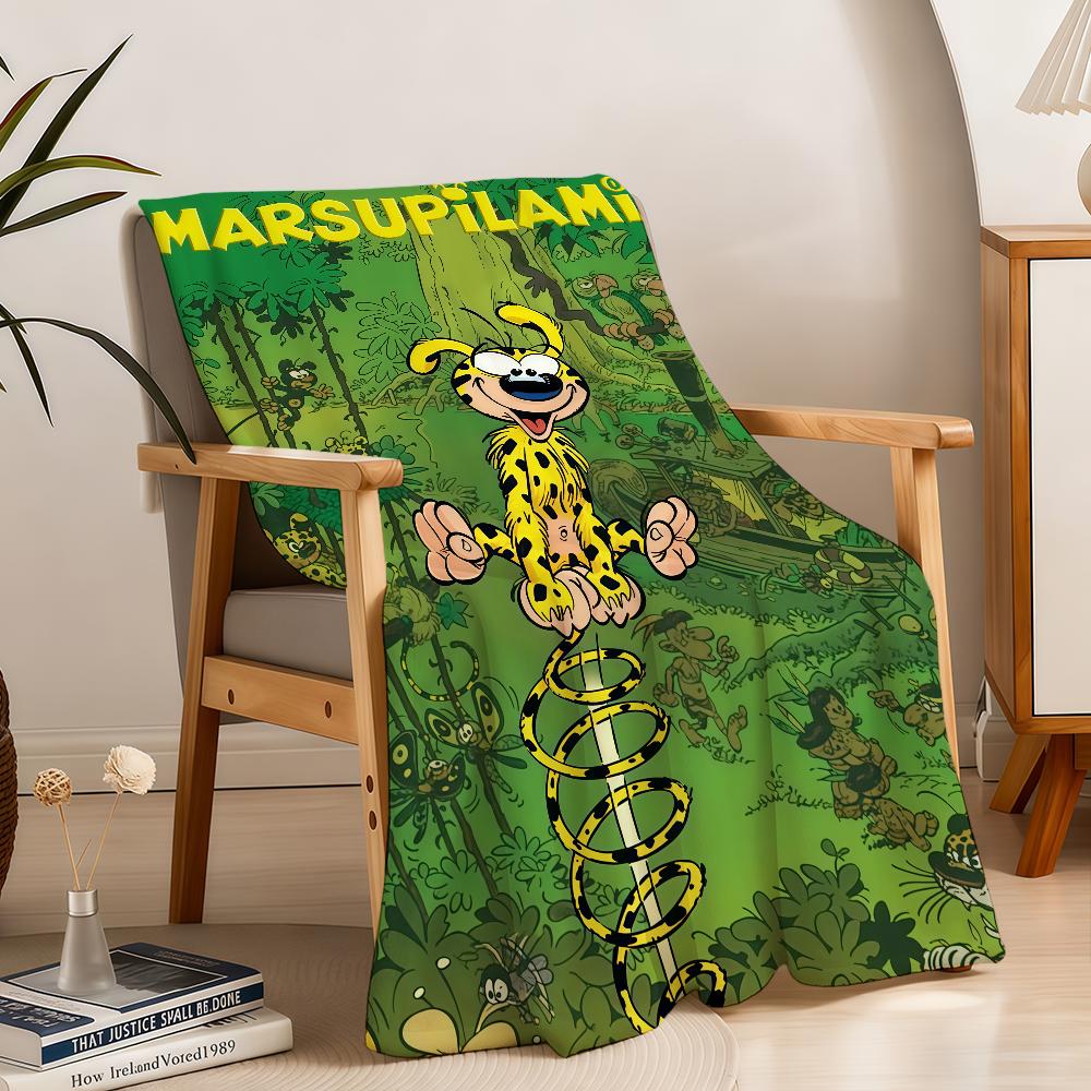 Lustige Niedliche M-Marsupilami Cartoon Decke Weich Warm Flauschige Überwurf Super Kinderspielzeug Bett Sofa Auto Kinderbett