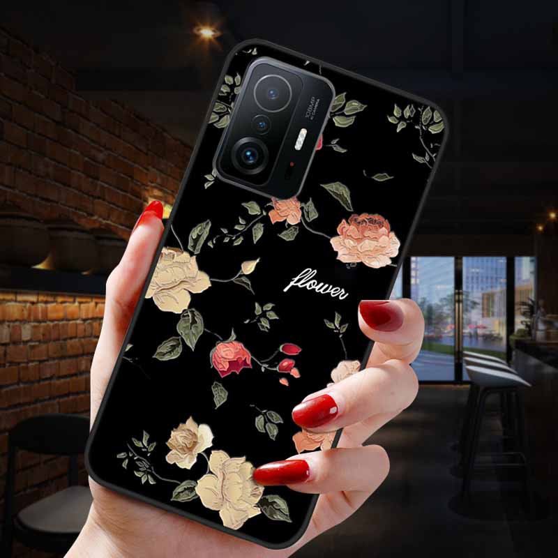 Pro pouzdro Xiaomi Mi 10T Pro Case 3D Emboss Relief měkké silikonové pouzdro na telefon Xiaomi Mi 10T Lite 5G Kryt Mi10T 10 T 11T 11 t 11i 5G
