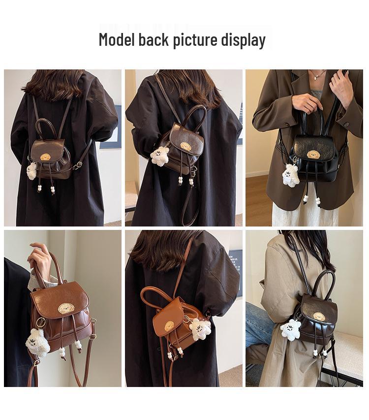 Rucsac mic retro pentru femei 2025 - Geantă de mână versatilă de toamnă/iarnă