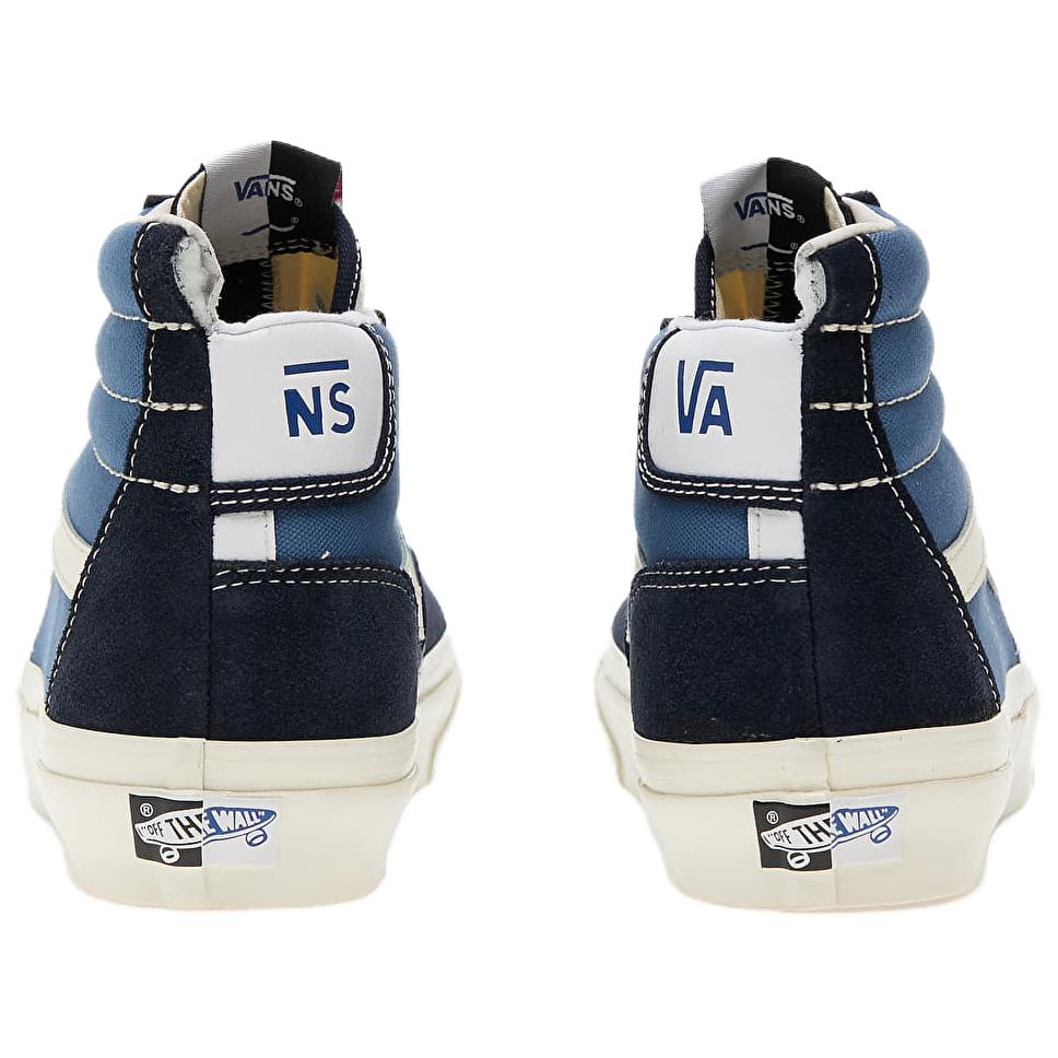 Vans Clash The Wall Premium Mid-Top Skate Shoes Men Skate Shoes Blue VN000CNKSN01