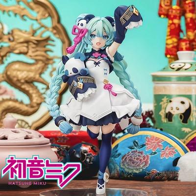 Anime 18CM Hatsune Miku Figure National Style Fashion Panda MODERNCHINA Model Toy Gift Collection Action Figure PVC