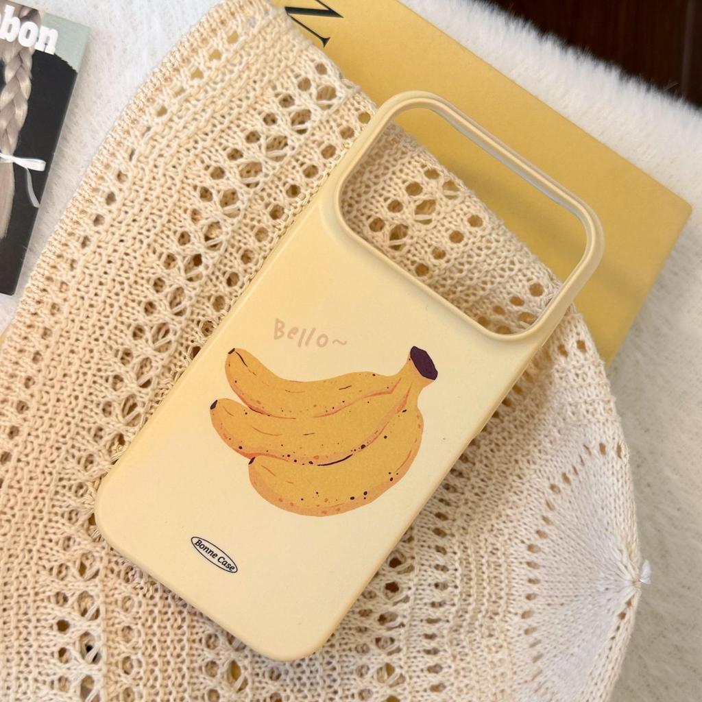 Funda Creativa de Plátano para iPhone 16, iPhone 17 y iPhone 17 Pro Max