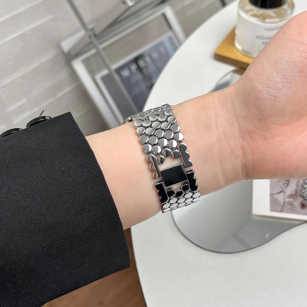 Pulseira de 22mm 20mm para Samsung Galaxy Watch 3 45mm Pulseira Gear S3 Active 2 Watch Pulseira de aço inoxidável para Huawei Watch Bracelet