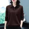 Versatile Women's Clothing Design Sense T-shirt for Women In Spring and Autumn Slim Temperament T-shirt for Women In Slim Top