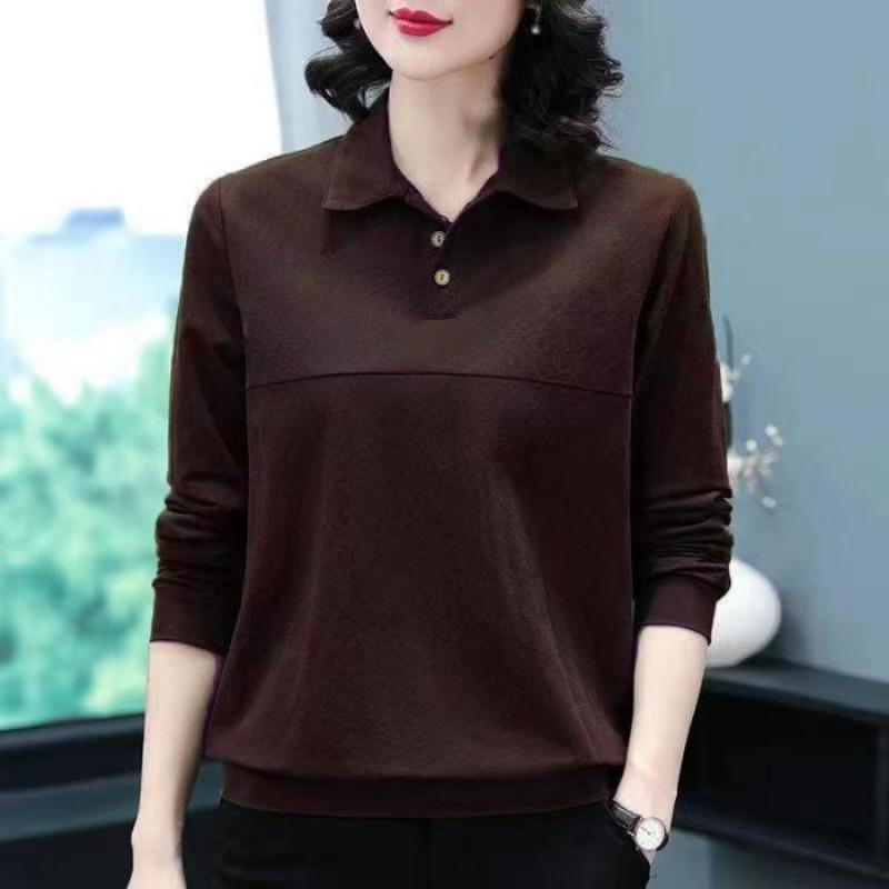 Versatile Women's Clothing Design Sense T-shirt for Women In Spring and Autumn Slim Temperament T-shirt for Women In Slim Top