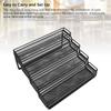 Expandable 4 Tier Seasoning Organizer Rack Stable Metal Frame Separable Seasoning Step Display Shelf For Countertops Inside Cabinets