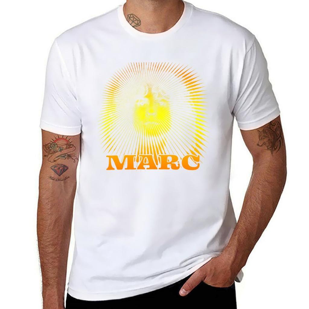 Marc Bolan In Golden Rays  Copy TShirt Gym Exercise Short Sleeve TShirt