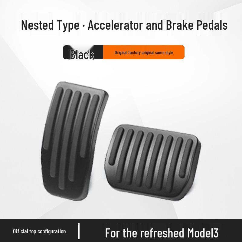 Compatible Pedal and Footrest Accessories for Revamped Tesla Model 3 & Y