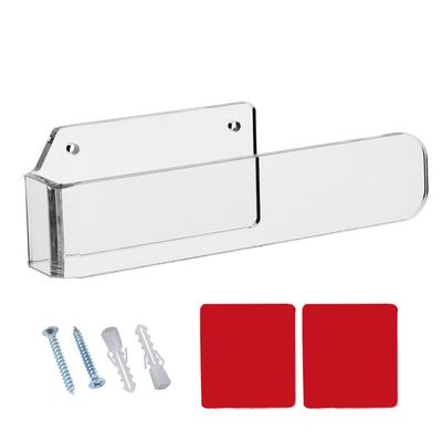 1 conjunto de suporte para toalha de mão de acrílico transparente decorativo estilo moderno resistente cabide de toalhas superfície lisa decoração para casa para banheiro