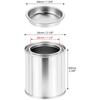 Lattine di vernice metalliche da 1/4 di pinta con coperchi, Contenitori vuoti in banda stagnata per vernice per lavoretti fai-da-te, Conservazione della vernice