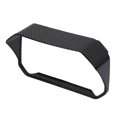 Visiera Parasole per Strumento Moto Cappello Strumento Stile Fibra di Carbonio Copertura Protezione per