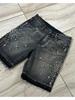 Y2K Streetwear Shorts Jeans Men Women Harajuku Hip Hop Gothic Masonry Retro Loose Denim Fitness Shorts Casual Basketball Shorts