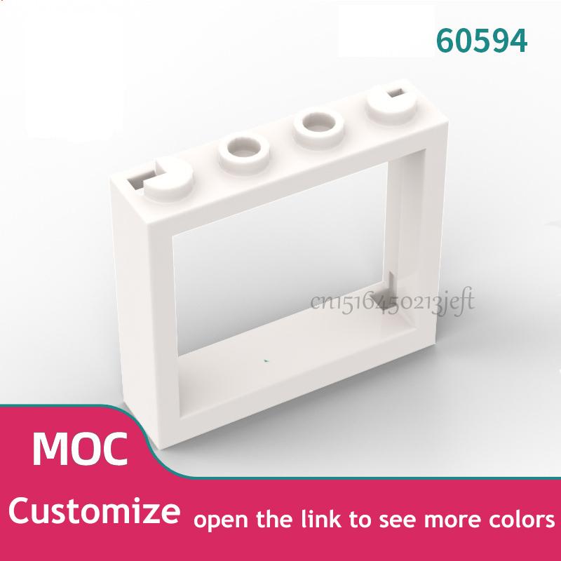 30pcs Building Blocks Technicalal Parts 1x4x3 Window Frame MOC Compatible With Brands Toys for Children 60594