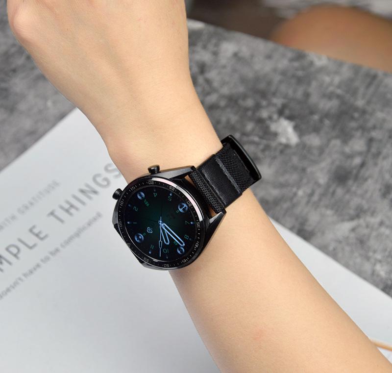 Trendy Nylon Sport Strap for Huawei GT3, Honor GS Pro, Samsung Watches