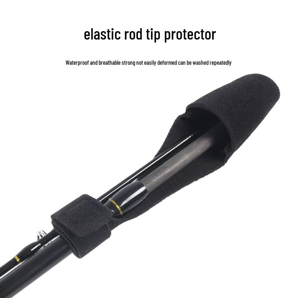 Cross-Border Fishing Rod Bundle with Protective Sleeve, High-Elastic Velcro Ties, Perfect Fishing Gear and Accessories.