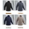 JEANSWEST Men's Stand Collar Fleece Jacket