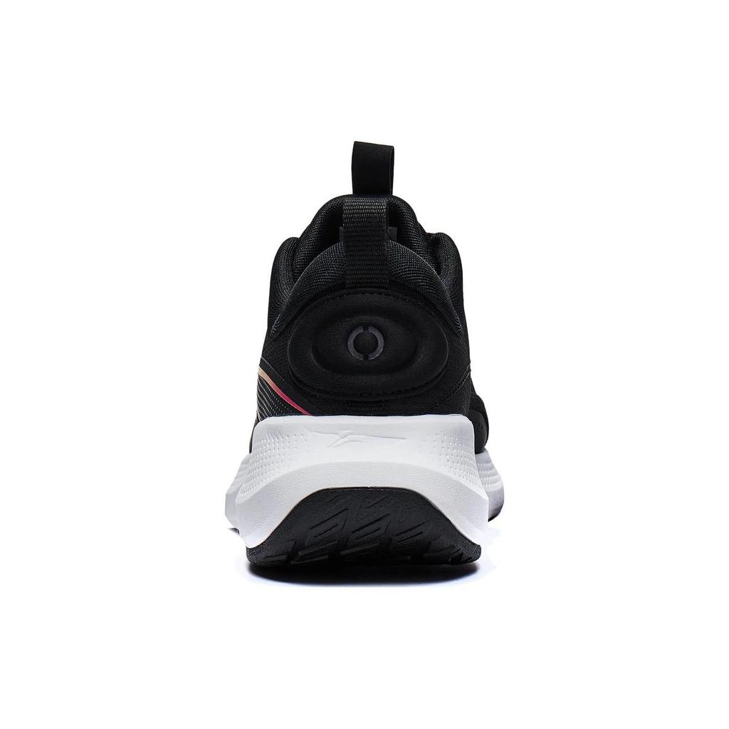 Li Ning SOFT ELEMENT Trendy Cushioning Breathable Low top Casual Shoes Men's Black AGLT179-1
