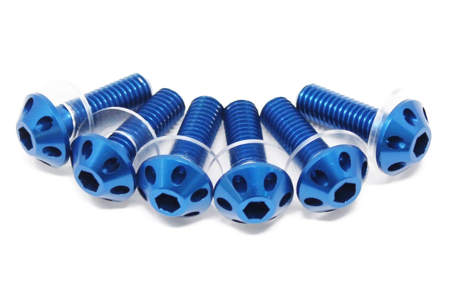 

SSK Machined Aluminum Screen Bolts Set of 6 Blue ASB0106BE 6 pieces синий