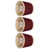 3pcs E14 Fabric Lamp Shade Wine Red Modern Clip On Lampshade for Home Wall Candle Table Lamps