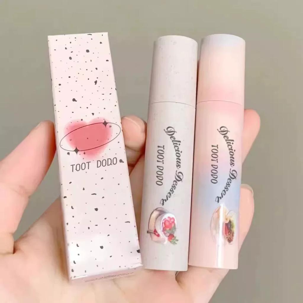 Deep Lip Eraser Fake Plain Face Mom Born Lip Lacquer Matte Non-Fading Low Saturation Nude Apricot Lip Covering Lipstick Student Party