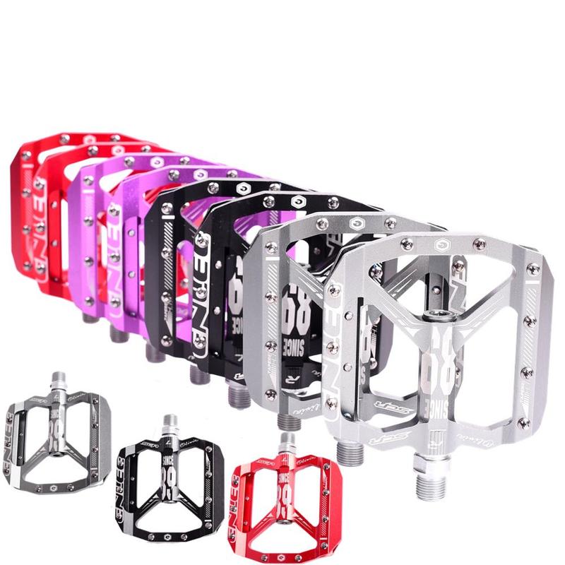 ENLEE KRSEC MTB Pedals, CNC Aluminum, High Strength, Wide Platform, Front Lock, Chromoly Axle Bicycle accessories