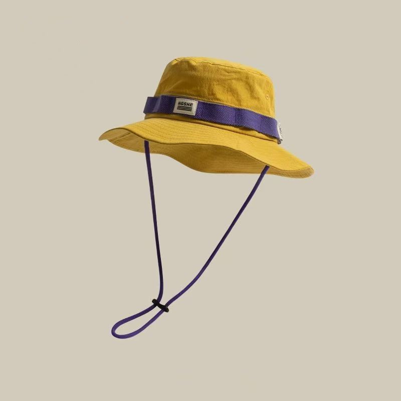 Cappello a secchiello unisex stile workwear giapponese, color-block, ad asciugatura rapida, per uomo e donna, estivo, per esterni, escursionismo, pesca, protezione solare