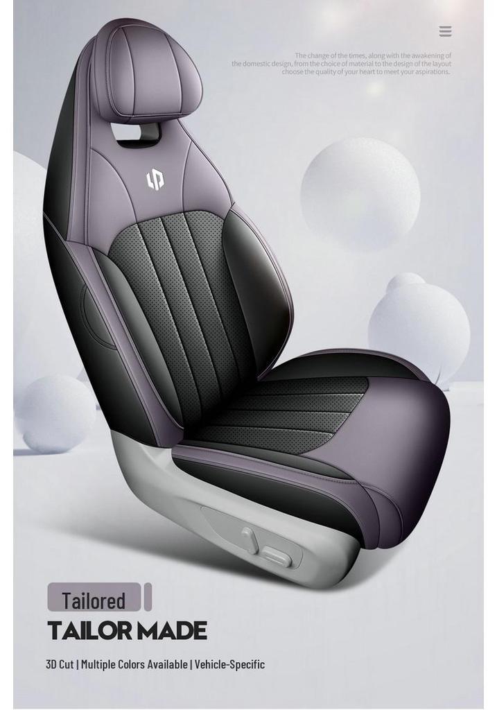 2024 Leapmotor C01 Premium Full-Cover Leather Seat Cushion for Electric Cars