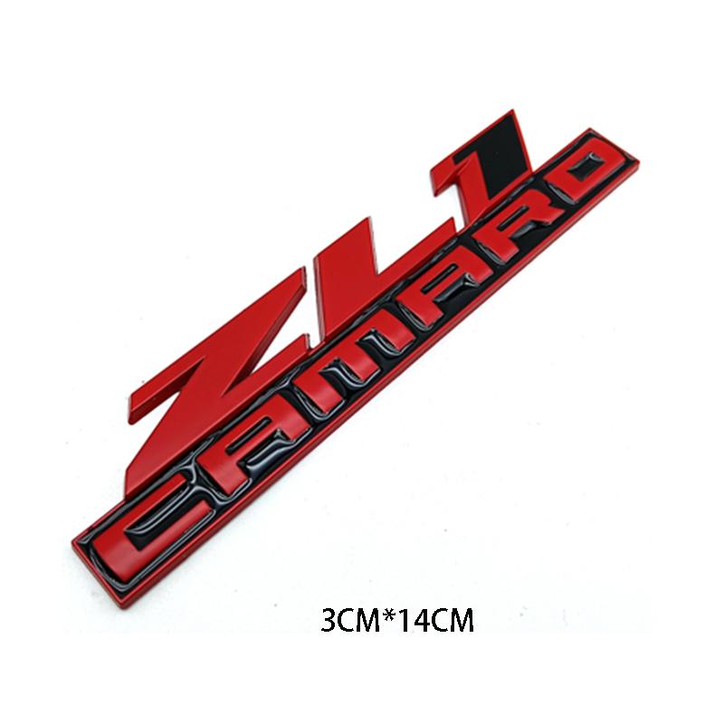 Metal ZL1 Grill Badge Car Rear Trunk Emblem ZL1 Decals Stickers Car Styling For Camaro Super Hornet Car Styling Auto Accessories