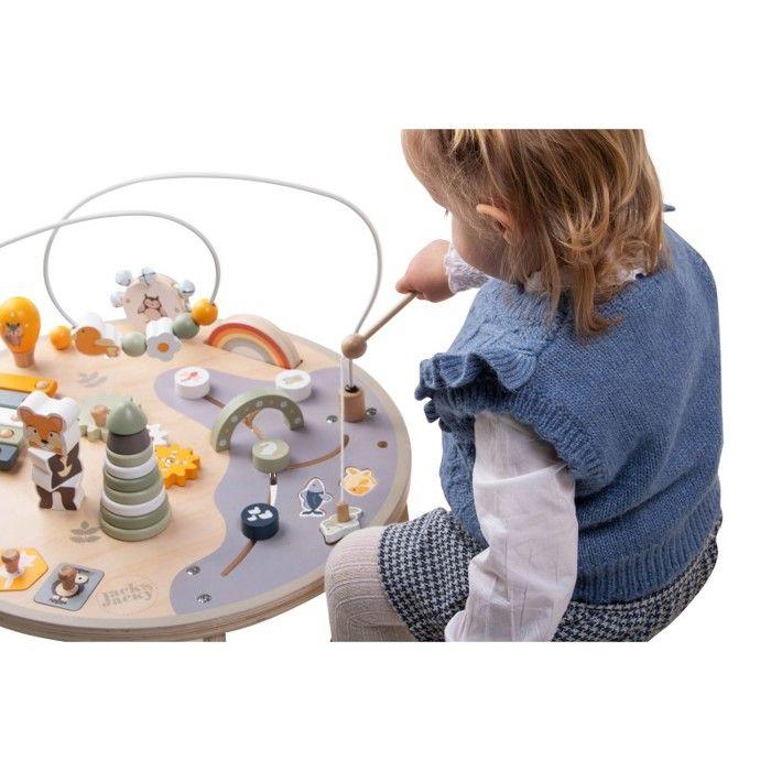 Multi-Activity Table - Educational Toy - Wood - Abacus - Xylophone - From 12 Months