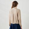 Women's Mulberry Silk Jacquard Long-Sleeve Shirt