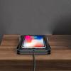 1 Set C7 Wireless Phone Charger 2-in-1 Support 15W/10W/7.5W/5W Intelligent Recognition Anti-slip Fast Charging Temperature Protection USB Wireless