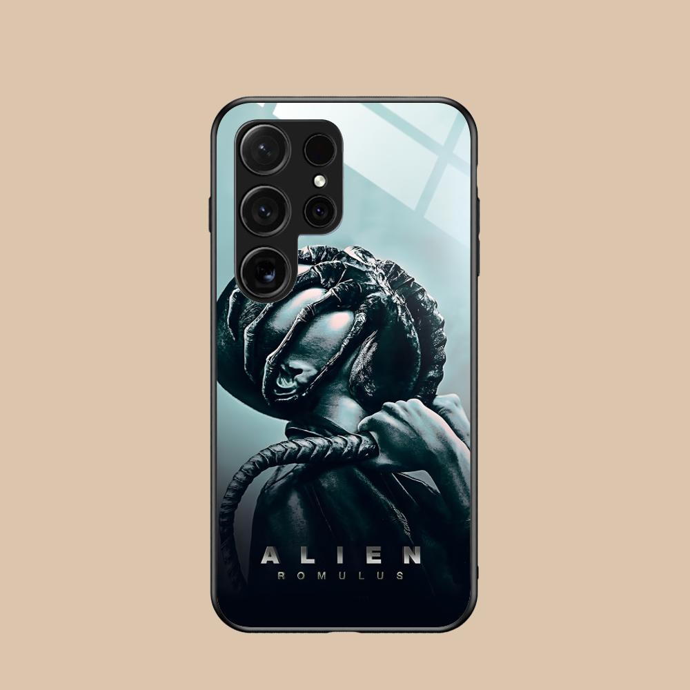 Alien Romulus Mobile Cell Phone Case for Samsung Galaxy A56 55 54 53 52 51 36 35 34 23 16 15 5G Glass Colorful Cover Pretty