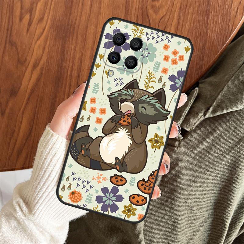 Funny little raccoon Case For Samsung Galaxy M11 M21 M31 M35 M12 M13 M14 M15 M16 M36 M56 M53 M32 M52 M55 M34 M54