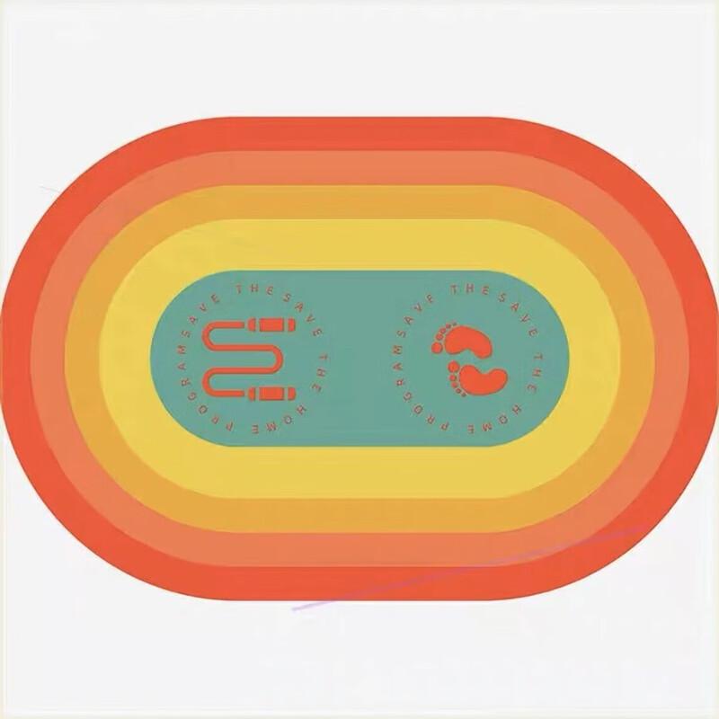 TPE Shock-Absorbing Jump Rope & Dance Mat 50x100cm