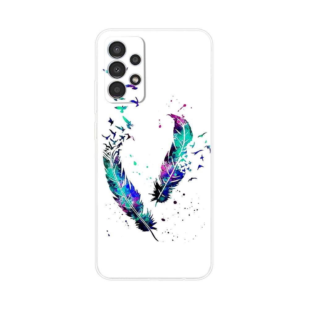 For Samsung A73 5G Case Cute Cartoon Phone Case for Samsung Galaxy A53 5G Transparent Soft Silicon Back Cover For Samsung A33 5G