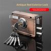 External Iron Door Lock Security Anti-Theft And Anti-picking Lock Wooden Door Compound Door Lock Multi-safety Smooth Lock