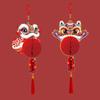Plastic New Year Pendant Paper Hanging Lantern Creative Red Lantern  New Year