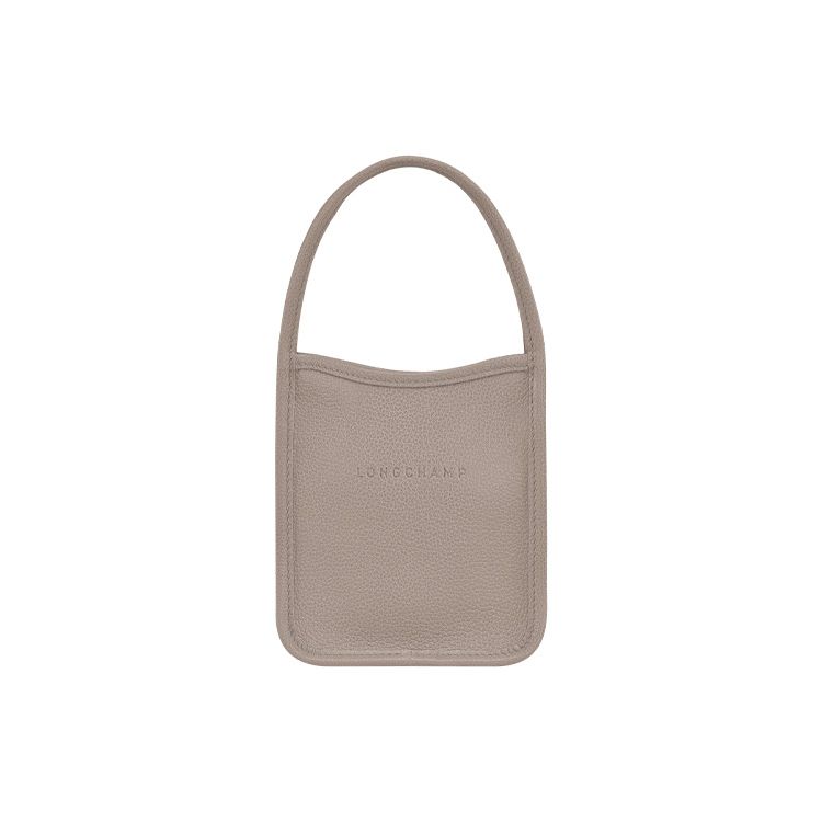 

Longchamp Le Foulonné 14 Solid Open Short Handle Letter Embossed Leather Storage Tote Bag Mini Women Tote Bags Dove-Grey 10186021P55 Basic Set (Bag+Dust Bag)