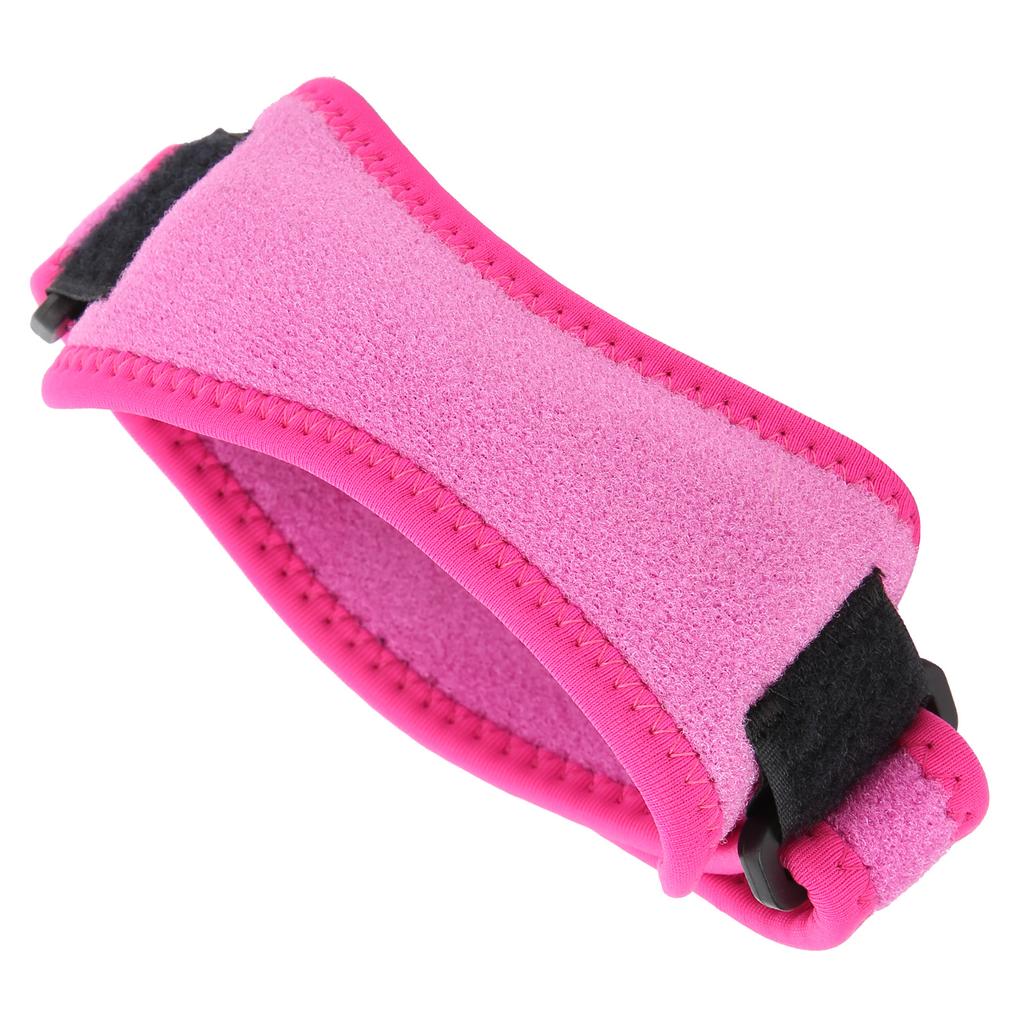 Kniebandage Verstellbar Patellasehne Knieunterstützung Gurt Polster für Laufen Outdoor-Sportarten Rosa