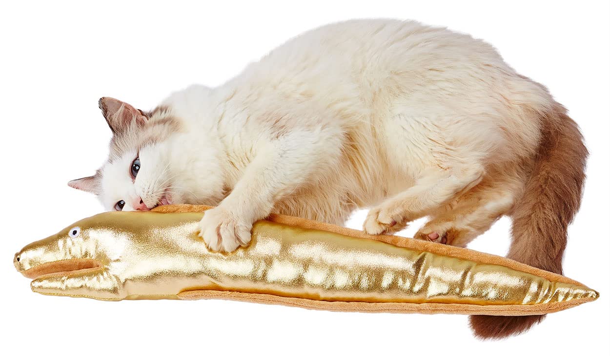 

MATE Cat Toy Long Ikegurumi Golden Moray Eel ADD.