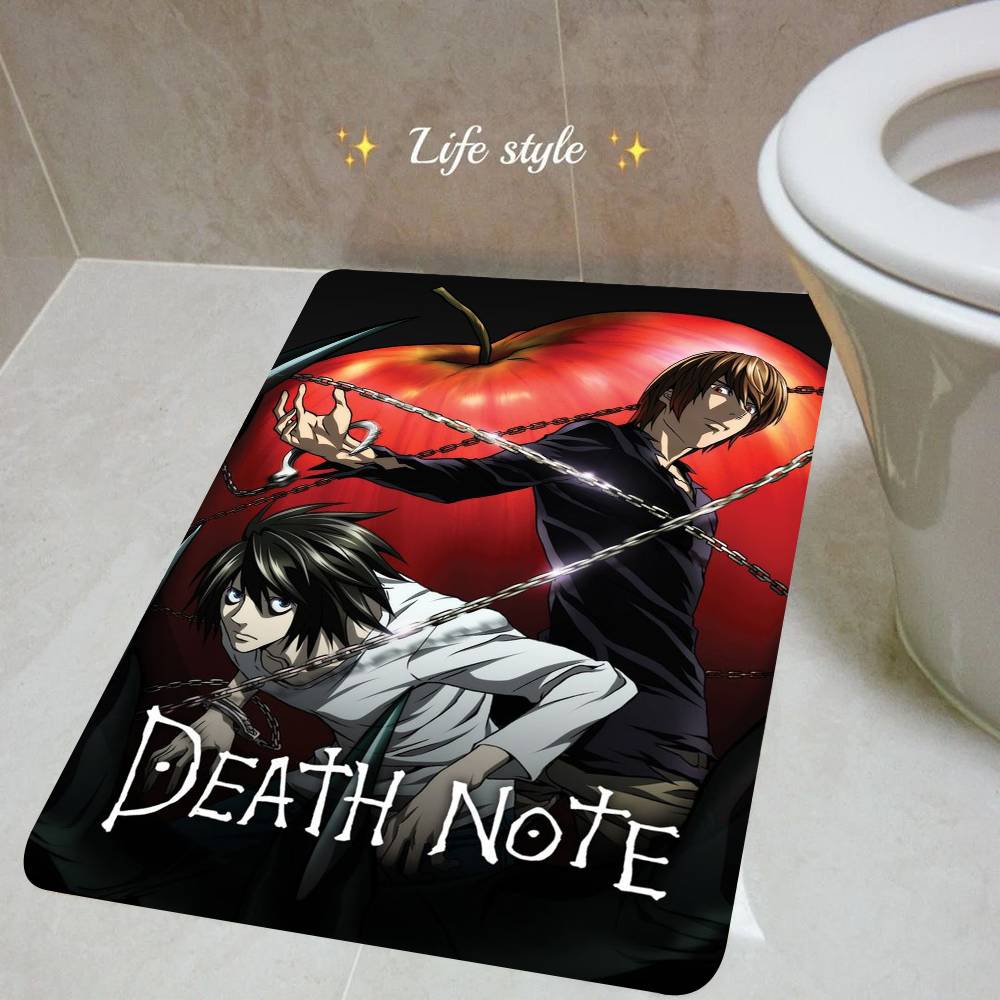 Hot Anime Death Note(16) Room Mats Anti-slip Absorb Water Long Strip Cushion Bedroon Mat Household Carpets