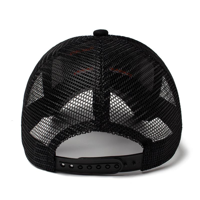 Baseballkappe Herren Netz Bestickt Buchstabe Trucker-Hut Snapback Damen Freizeitkappen Vintage Sonnenhüte Für Sommer Outdoor Tägliches Tragen