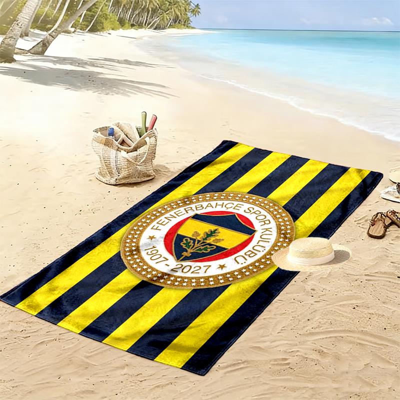 Fenerbahe Sk Print Beach Towel Large Soft Quick Dry Towel For Beach Camping Swimming